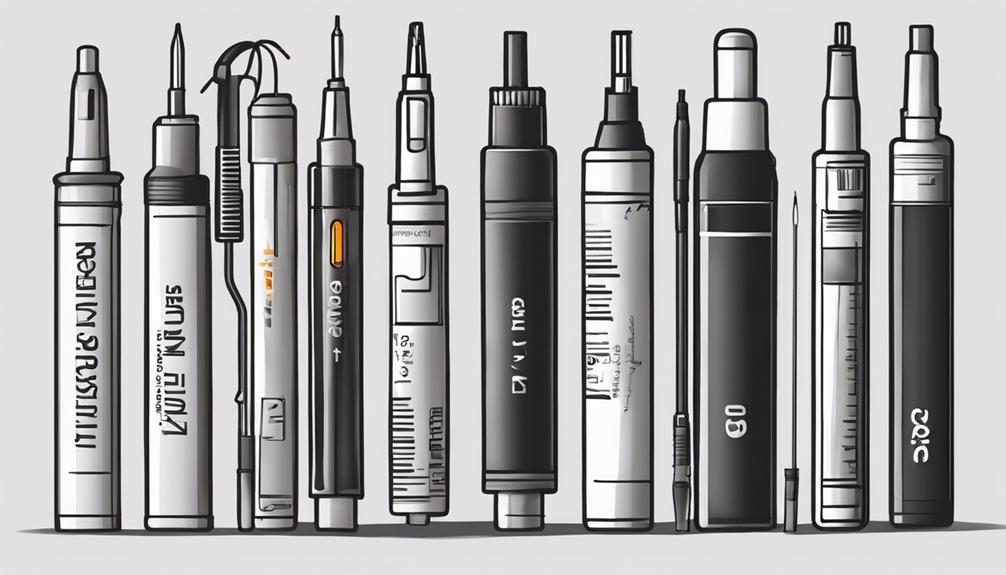 differentiating insulin types clearly