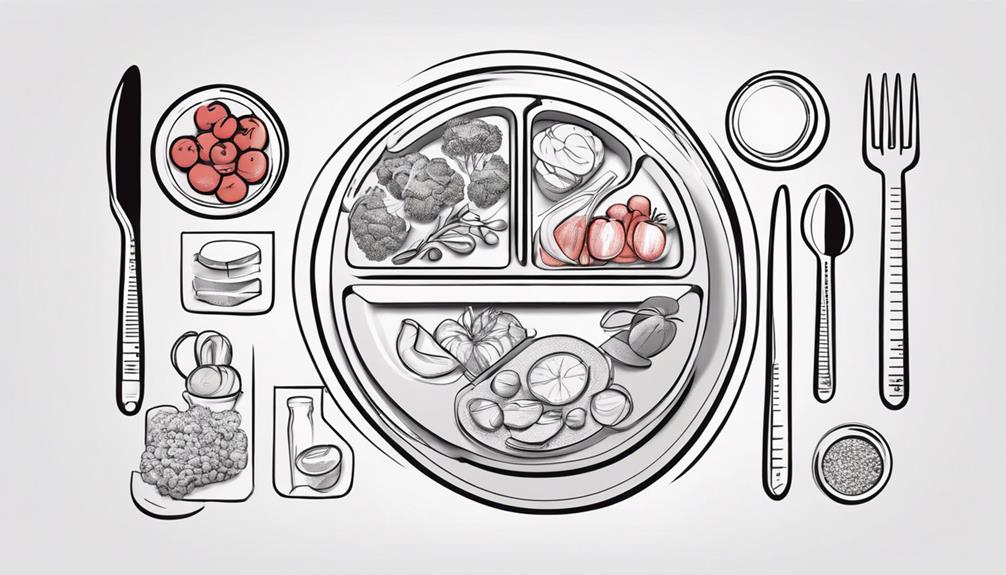 monitoring food portion sizes