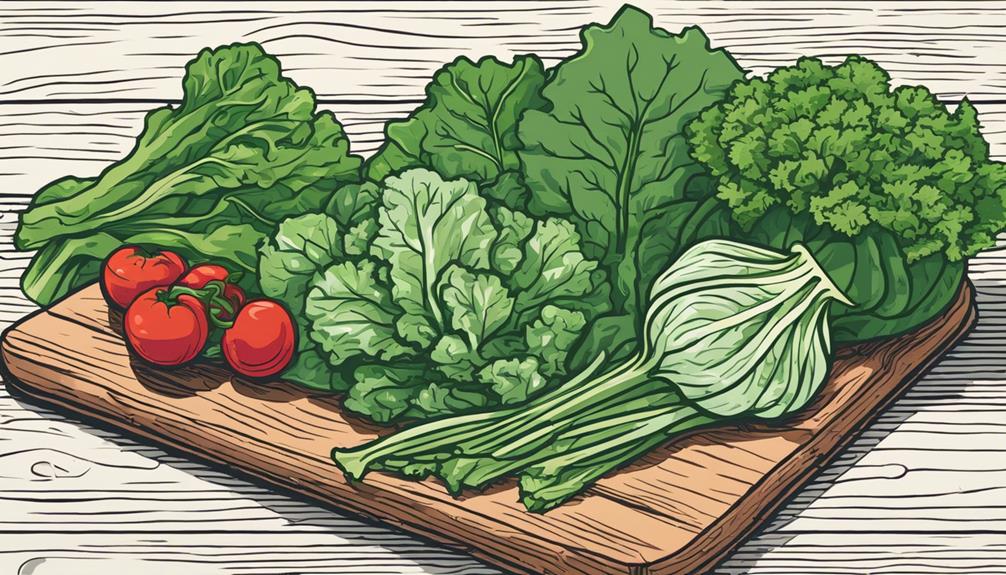 nutrient packed green vegetables